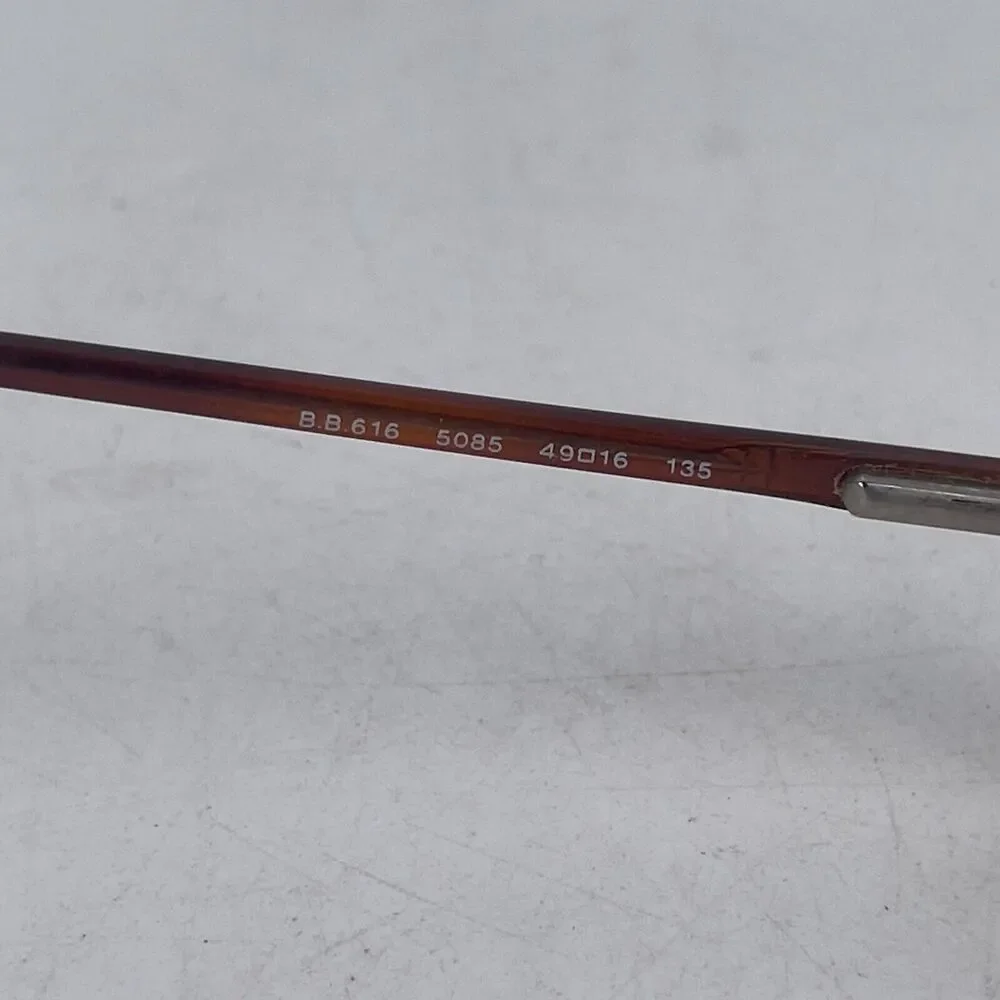 Brooks Brothers BB616 5085 Eyeglasses Frame Women Black Brown Full Rim 49-16-135